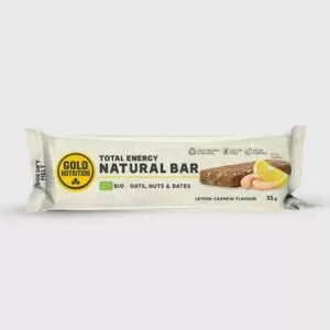 baton energizant cu lamaie si caju bio natural bar goldnutrition 35 g