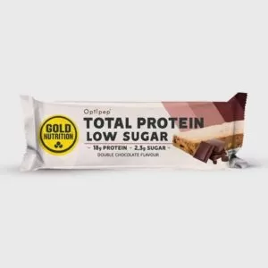 baton proteic cu extra ciocolata protein bar low sugar 60 g goldnutrition