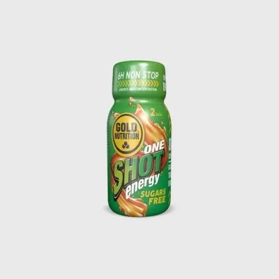 bautura pentru energie si concentrare one shot energy goldnutrition 1 flacon de 60 ml