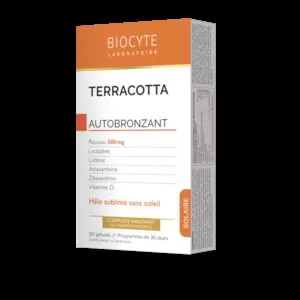 supliment alimentar autobronzant biocyte terracotta cocktail autobronzant 30 capsule