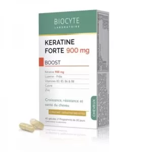 supliment alimentar pe baza de cheratina biocyte keratine forte full spectrum 40 capsule