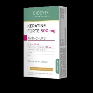 supliment alimentar pentru caderea parului keratine forte anti cadere biocyte 40 capsule