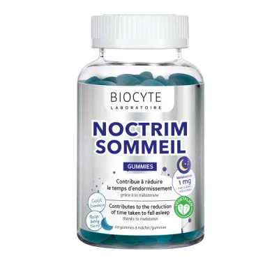 supliment alimentar pentru imbunatatirea calitatii somnului biocyte noctrim sommeil gummies 60 jeleuri 
