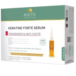 tratament impotriva caderii parului biocyte keratine forte serum 5 x 9 ml